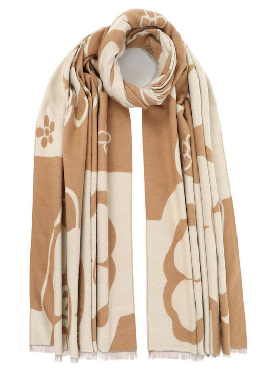 Doca Women's Wool Scarf Beige