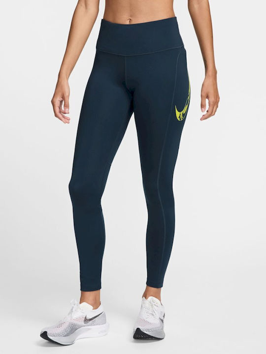 Nike Women's Nike Blue Running Tights Nike 2025 Nike Women&