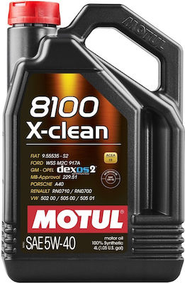 Motul Synthetic Car Lubricant 5W-40 4lt