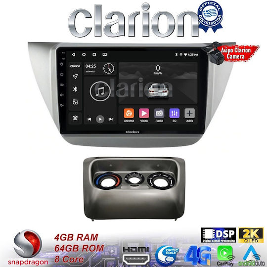 Clarion Ηχοσύστημα Αυτοκινήτου για Mitsubishi Lancer 2000>2007 (Bluetooth/USB/WiFi/GPS/Apple-Carplay/Android-Auto)