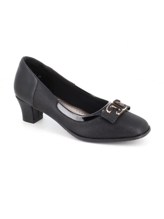 B-Soft Anatomic Black Heels