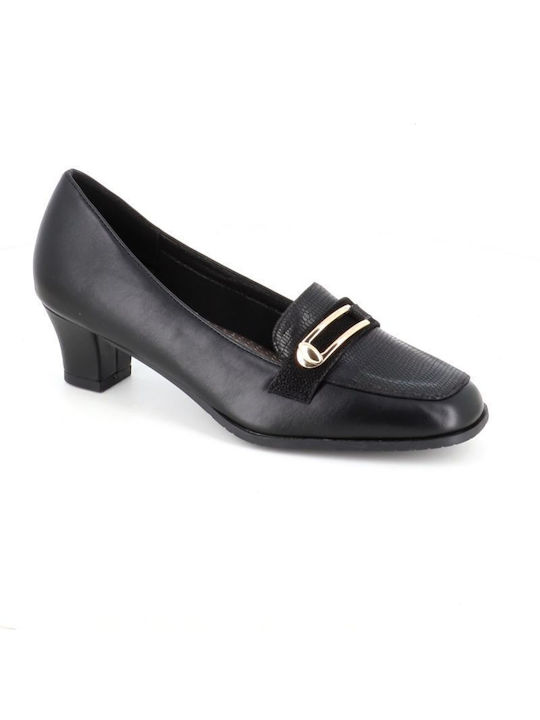 B-Soft Anatomic Black Heels