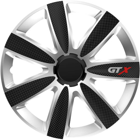 Versaco Car Hubcap Set Gtx Carbon 14" 1pc Black