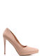 Nude High Platform Pumps