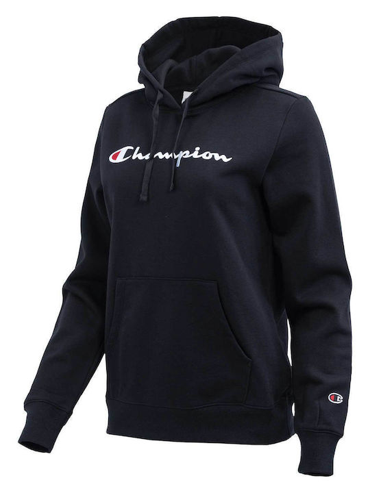 Champion Damen Sweatshirt Kapuzen Black
