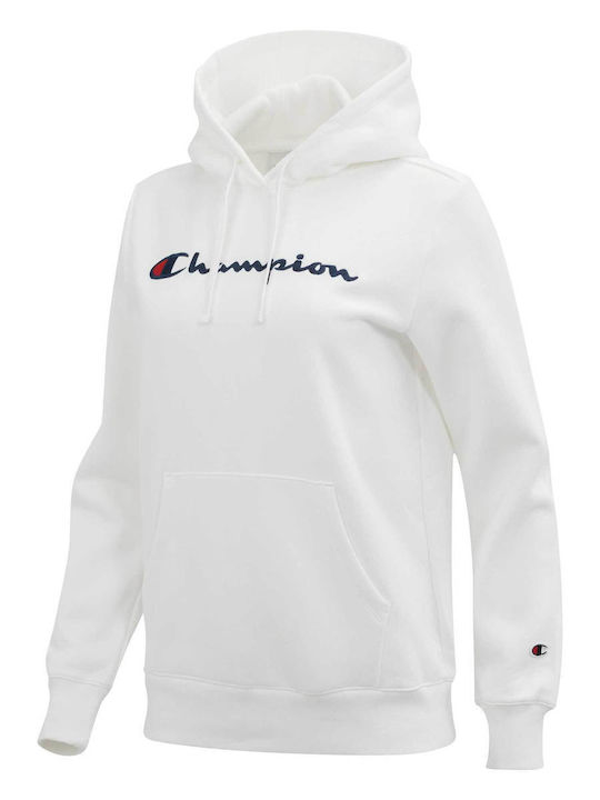 Champion Women's Hooded Sweatshirt White