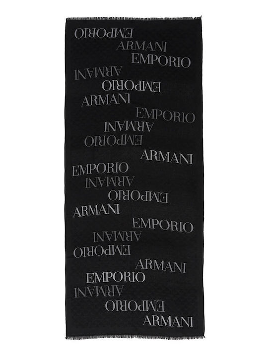 Emporio Armani Γυναικείο Φουλάρι Μαύρο