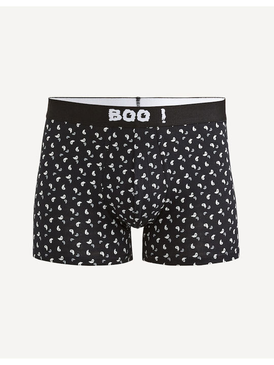 Celio Herren Boxershorts Schwarz 1Packung