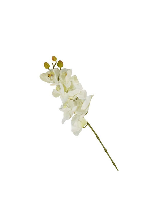 Ramură Decorativă Artificială Orhidee White 92cm 1buc