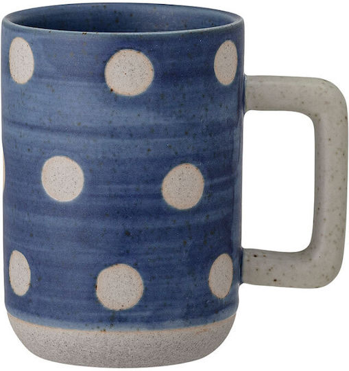 Bloomingville Cană Ceramică Albastru