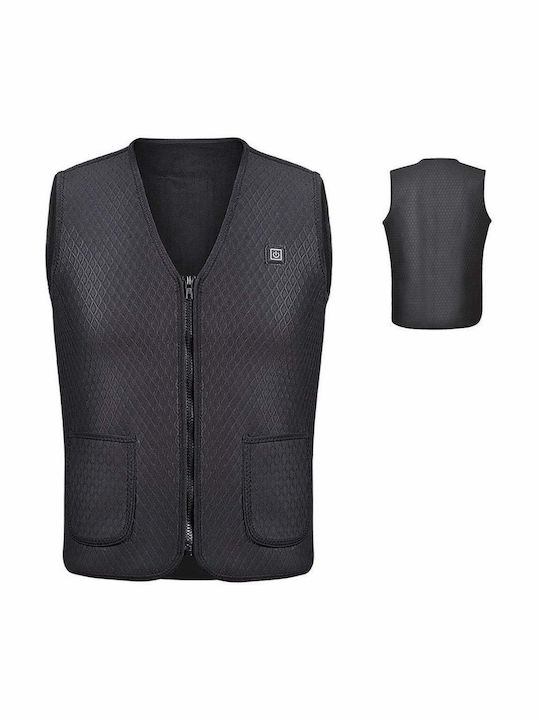 Z5 Waterproof Heated Men's Safety Vest Black