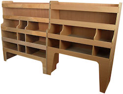 Ford Transit Custom Swb & Lwb Offside Plywood Van Racking