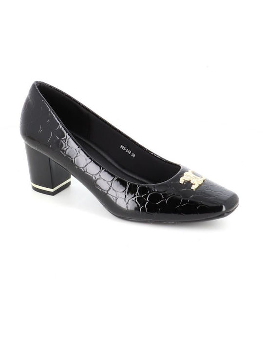 B-Soft Anatomic Black Heels