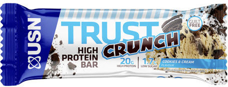 USN Trust Μπάρες με 18% Πρωτεΐνη & Γεύση Salted Caramel 12x60gr
