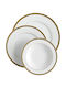 Emfasi Gold Porcelain Dinnerware Set 44pcs