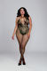 Dreamgirl Dreamgirl Mesh Bodystocking with Open Crotch Black