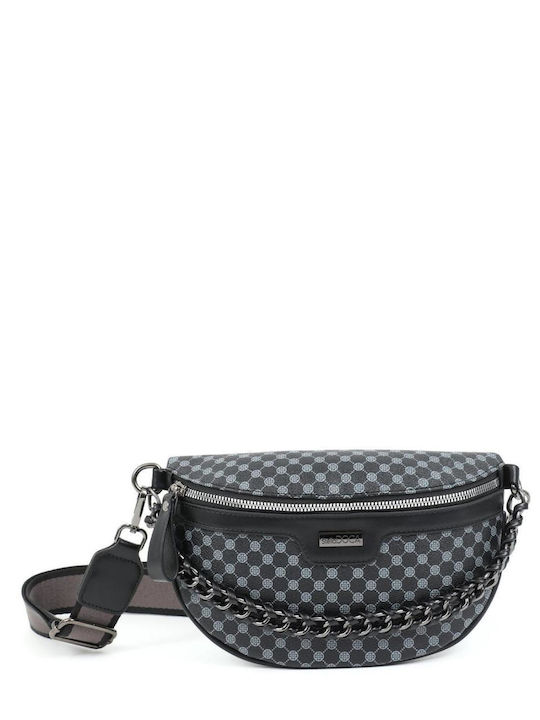 Doca Frauen Bum Bag Taille Schwarz