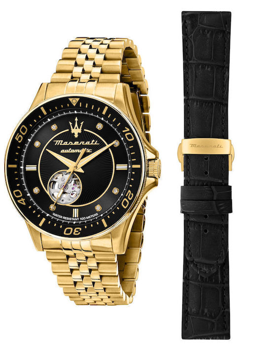Maserati Watch Automatic with Metal Bracelet