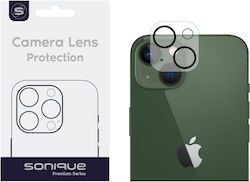 Sonique Προστασία Κάμερας Tempered Glass Μαύρο για το iPhone 13 Mini