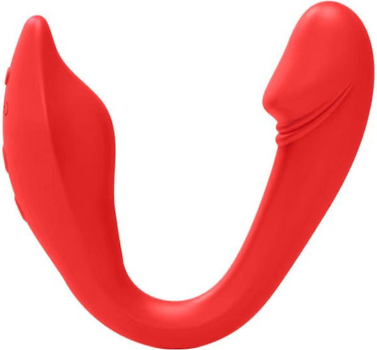 Wireless Rechargeable Vibrator 11 Vibrations Mobile App 20/3 6cm Red