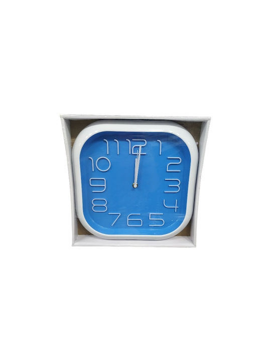 Wall Clock 734b 140115 Blue OEM