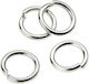 Metal Connecting Rings Silver 100g 1100pcs 1cm ...