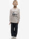 Galaxy Kids' Pajamas Winter Ecru