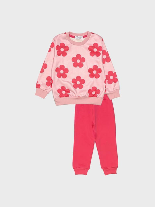 Action Sportswear Kids Sweatpants Set Fuchsia