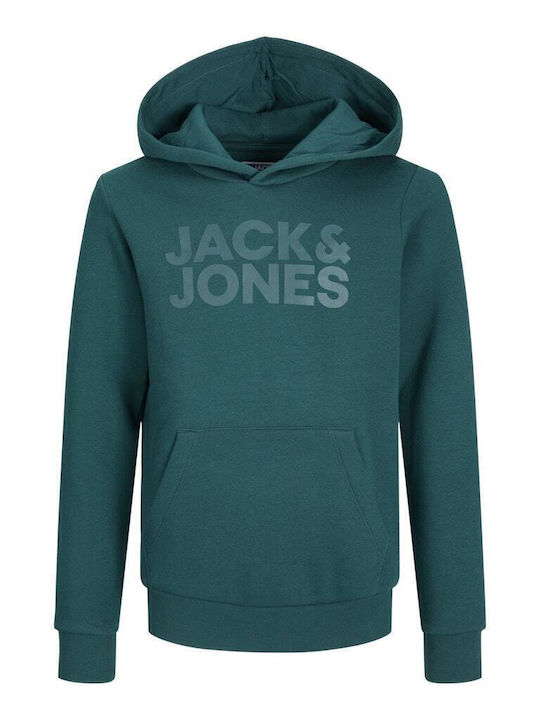 Jack & Jones Παιδικό Φούτερ με Κουκούλα και Τσέ...