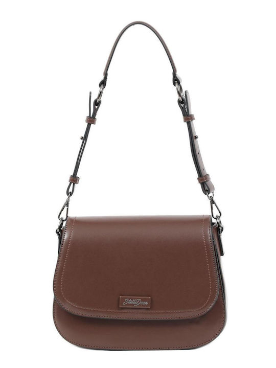 Doca Damen Tasche Schulter Braun