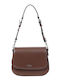 Doca Damen Tasche Schulter Braun