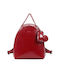 Doca Damen Tasche Rucksack Rot