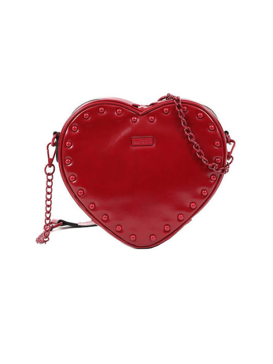 Doca Damen Tasche Crossbody Rot