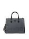 Doca Damen Tasche Hand Schwarz