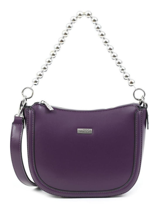 Doca Damen Tasche Schulter Lila