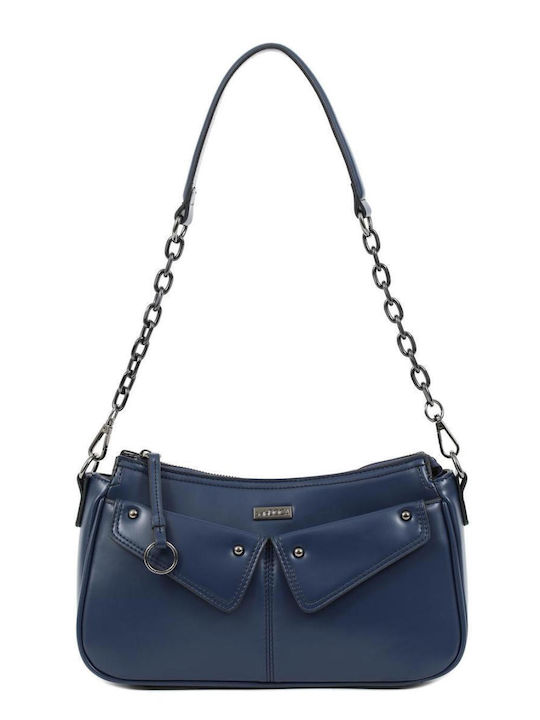 Doca Damen Tasche Schulter Blau