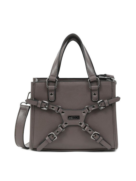 Doca Damen Tasche Hand Gray