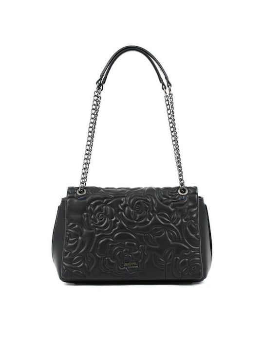 Doca Damen Tasche Schulter Schwarz