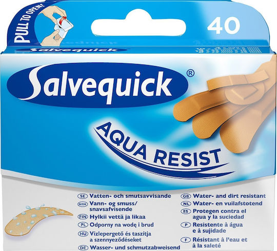 Salvequick Wasserdicht Selbstklebende Bandagen 40Stück