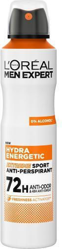 L'Oreal Paris Men Expert Hydra Energetic Sport Extreme Anti-Transpirant Αποσμητικό σε Spray 150ml