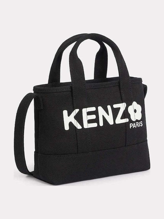 Utility Stoff Damen Handtasche Tote Handtasche Schwarz