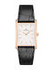 Daniel Wellington Bound Дамски Часовник 24мм Кварцов с Черна Кожена Каишка