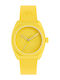 adidas Project Three Men's Watch 42mm Battery with Yellow Rubber Strap
