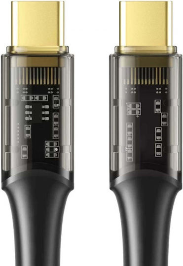 Xmart USB 2.0 Kabel USB-C männlich - USB-C 100W Schwarz 1.2m