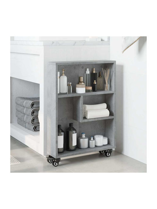 Grey Bookcase 48x13x68cm
