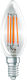Just LED LED-Lampe 6W für Fassung E14 und Form C35 Naturweiß