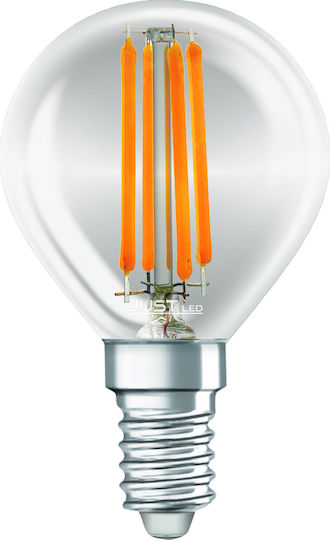Just LED LED крушка 6W за фасунга E14 и форма G45 Неутрално бяло