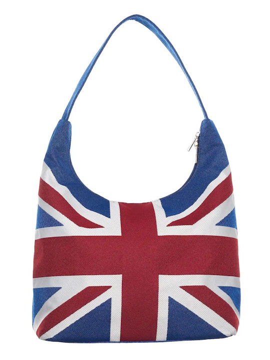 Signare Union Jack Γυναικεία Τσάντα Ώμου Πολύχρωμη