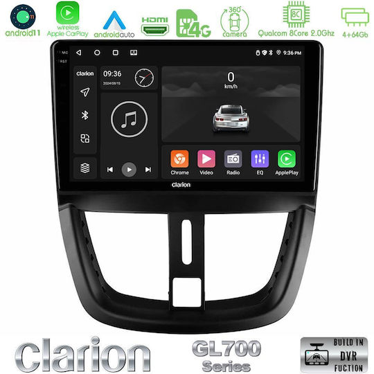 Clarion Автомобилна Аудио Система (Блутут/USB/WiFi/GPS/Apple-Carplay/Android-Auto) с Тъчскрийн 9"