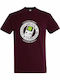 kirikoko Retro Game Society Old School Gamer GameBoy Tricou Burgundy Bumbac
